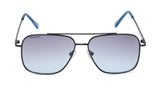 Fastrack Men's Square Sunglasses, Blue Lens, UV protected, M253BU2
