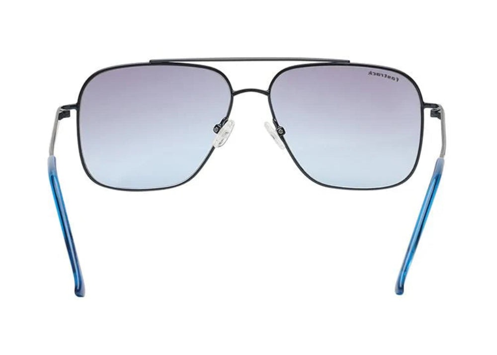 Fastrack Men's Square Sunglasses, Blue Lens, UV protected, M253BU2 - image 4