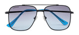 Fastrack Men's Square Sunglasses, Blue Lens, UV protected, M253BU2 - image 2