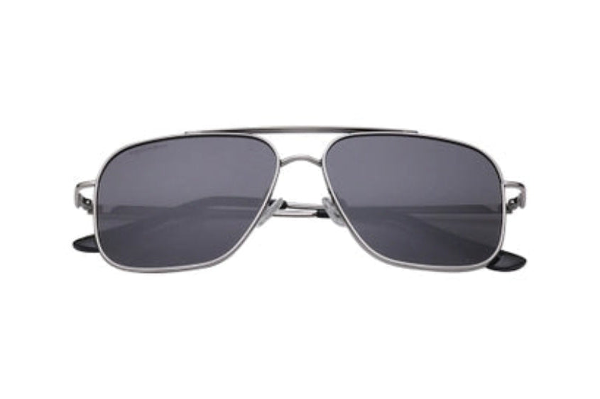 Fastrack Unisex Aviator Sunglasses, Black Lens, Polarised and UV protected, M253GY8P - image 2