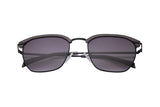 Fastrack Unisex Clubmaster Sunglasses, Grey Lens, UV protected, M264BK1 - image 2