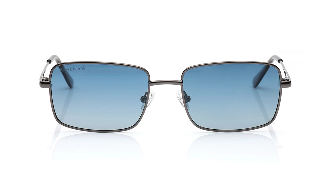 Fastrack Men's Sunglasses, Blue Lens, UV protected, M279GY2PV
