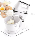 Black+Decker, 300W, 5 Speed Multifunction Bowl And Stand Mixer, M700