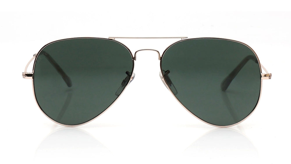 Fastrack Men's Sunglasses, Green Lens, UV protected, M165GR17G