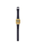 Casio, Unisex Watch Digital, Gold Dial Black Rubber Band, A100WEFG-9AD