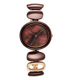 Titan Raga Ceramics Women's Watch Analog Brown Dial With Brown Ceramic Band, 95146KD06