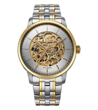Titan Golden Heart Skeletal Men's Automatic Analog with Silver Dial Dual-Tone Stainless Steel Strap Watch 90110BM01
