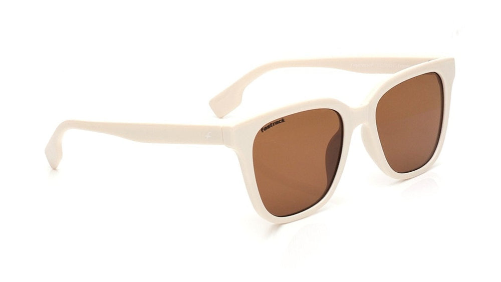 Fastrack Women's Sunglasses, Brown Lens, Polarised and UV protected, P528BR3V - image 2