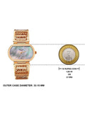 Titan Women's Analog Watch, Mother of Pearl Dial with Stainless Steel Band, 2799WM01