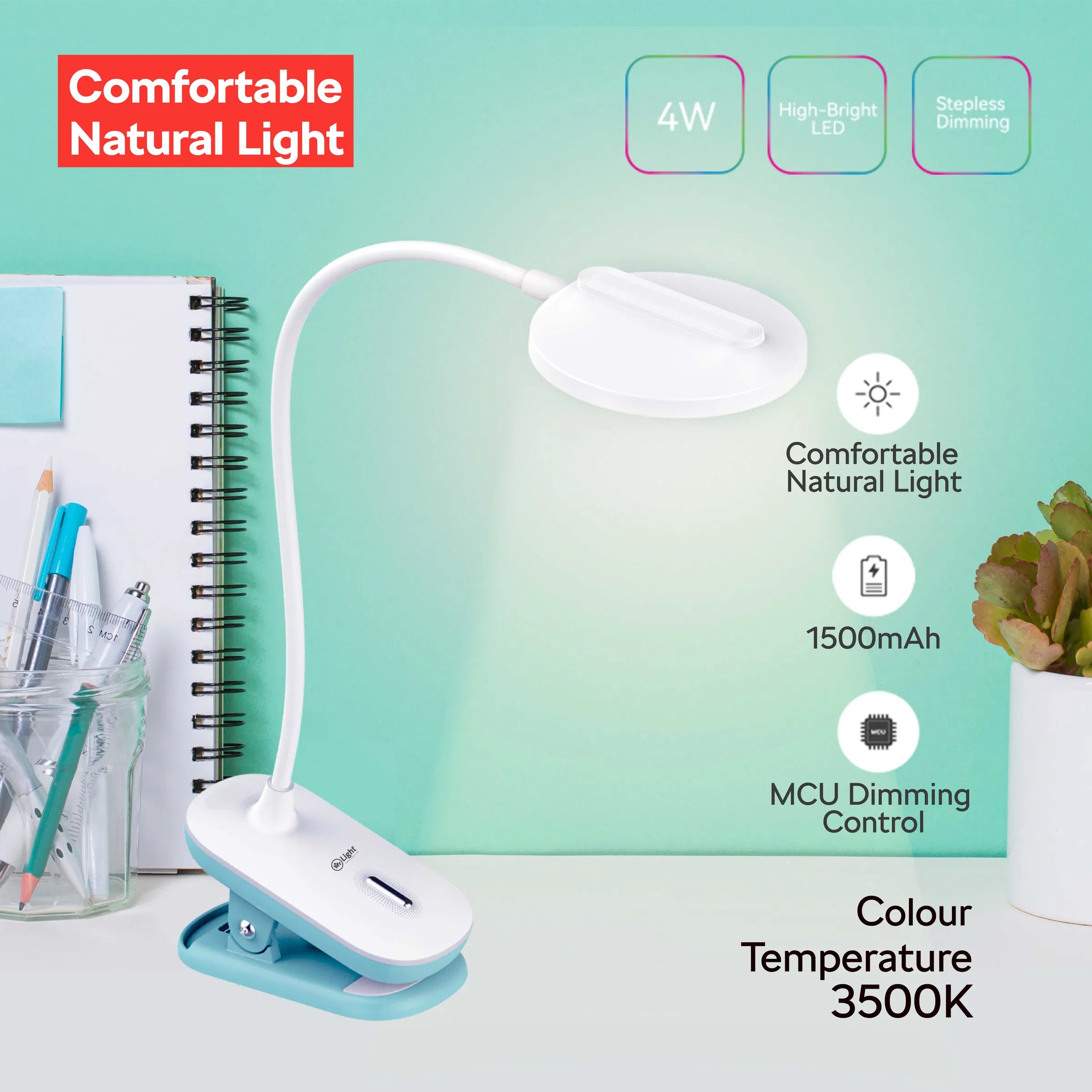 Mr.Light LED Rechargeable Table Lamp, MR6601