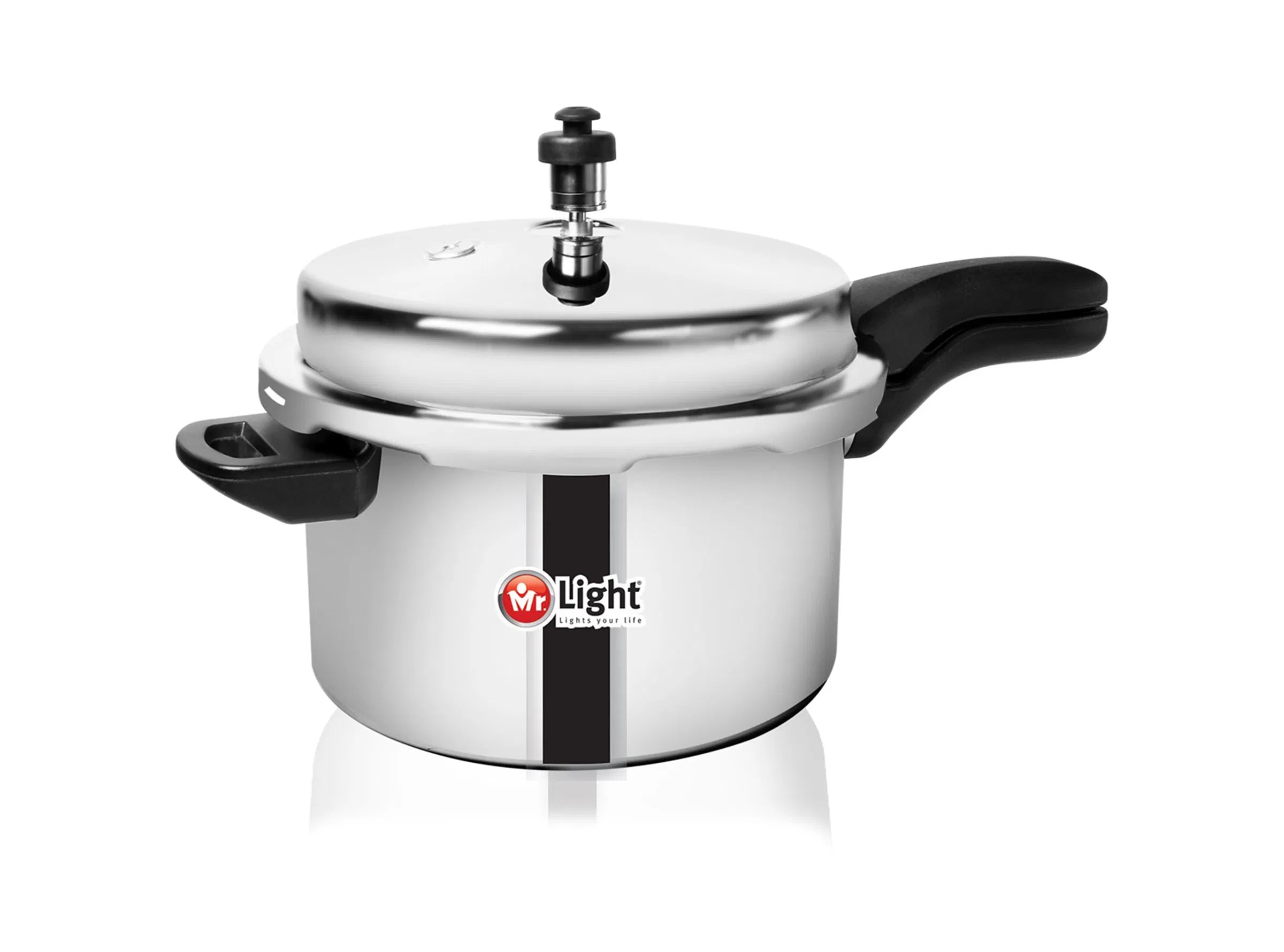 Mr.Light 5L Stainless Steel Pressure Cooker rechargeable LED lighting for home and outdoor use