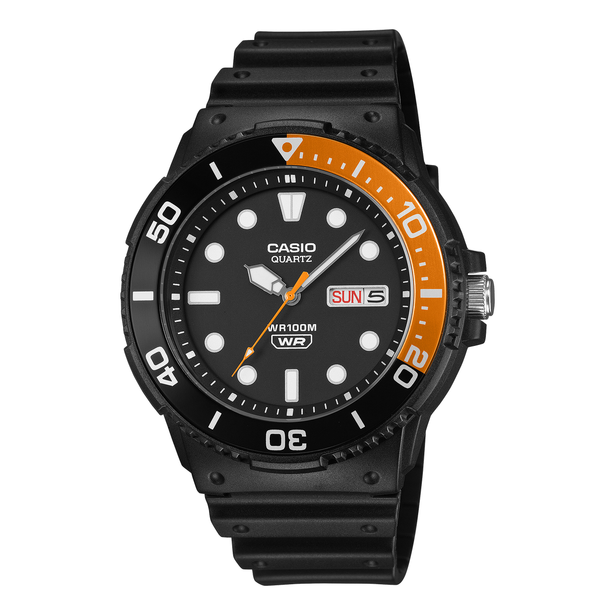 Casio Men's Analog Watch, Black Dial With Resin Band, MRW-230H-1E4VDF - product image