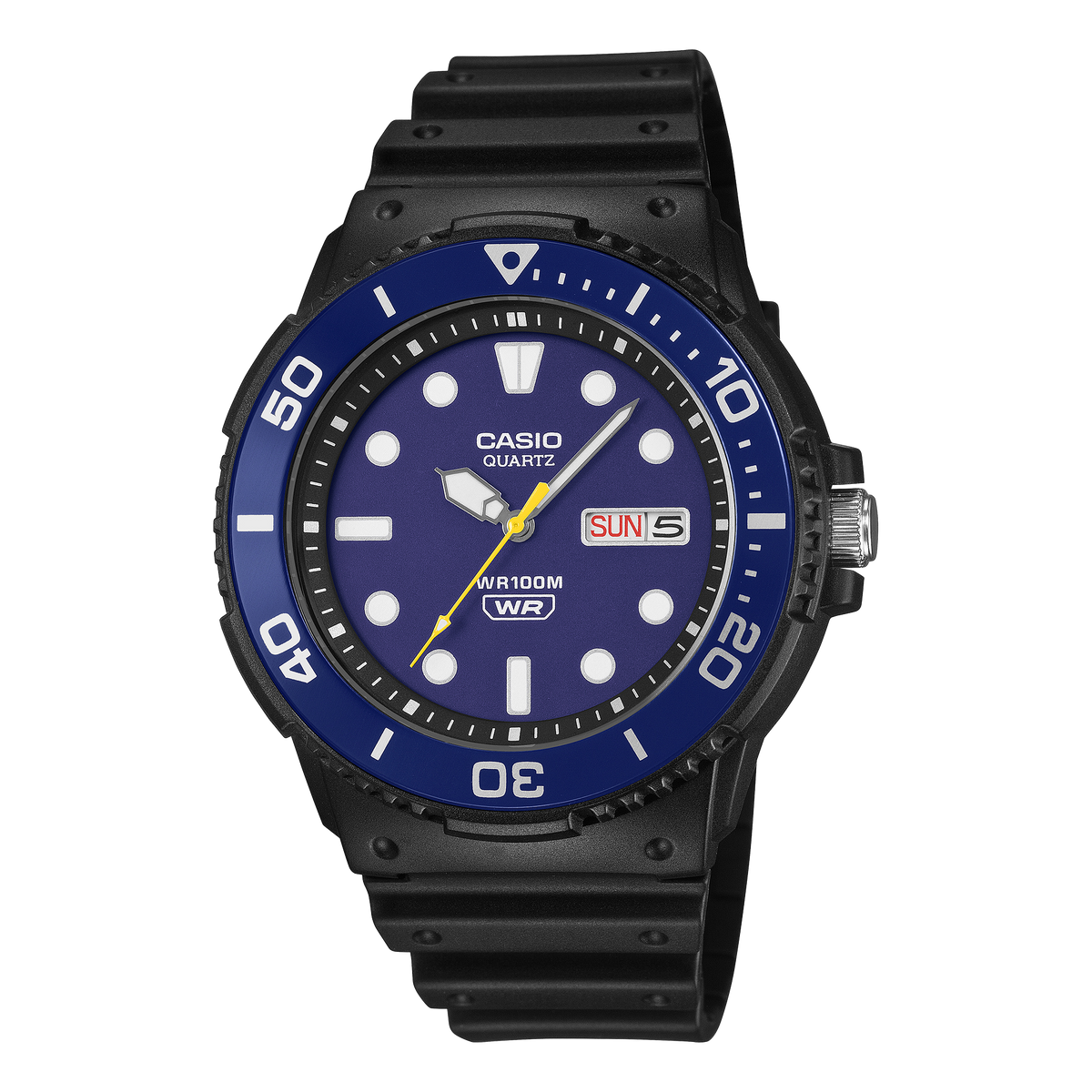 Casio Men's Analog Watch, Blue Dial With Resin Band, MRW-230H-2EVDF - product image