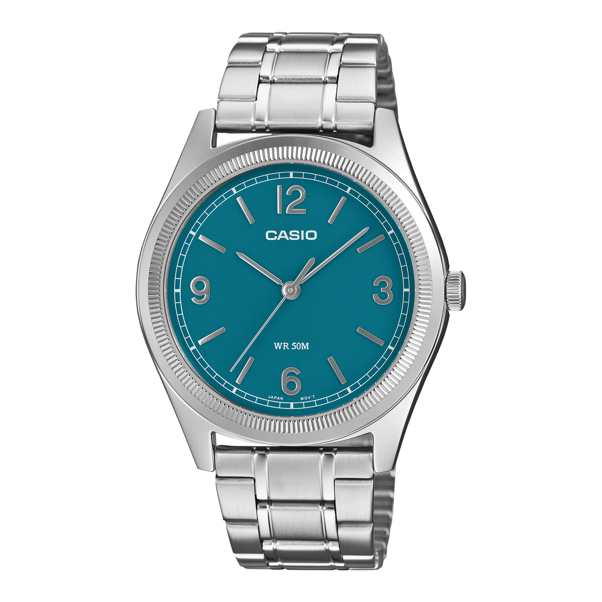 Casio Men's Analog Watch, Blue Dial With Stainless Steel Band, MTP-B210D-2A1VDF - product image