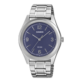Casio Men's Analog Watch, Ice Blue Dial With Stainless Steel Band, MTP-B210D-2A2VDF - product image