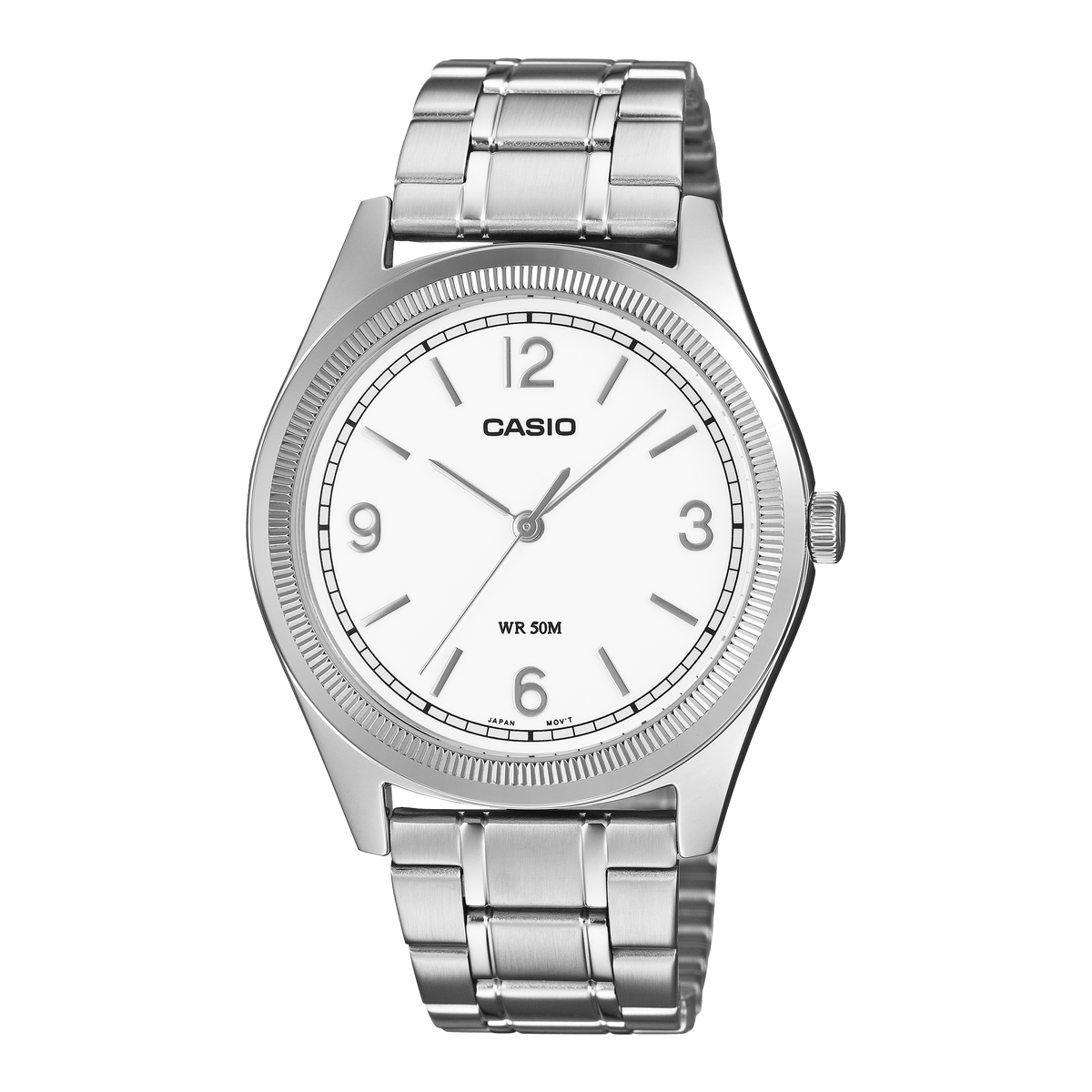 Casio Men's Analog Watch, Silver Dial With Stainless Steel Band, MTP-B210D-7AVDF - product image