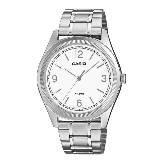 Casio Men's Analog Watch, Silver Dial With Stainless Steel Band, MTP-B210D-7AVDF - product image