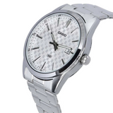 Casio Men's Watch, Silver Dial Silver Stainless Steel Strap, MTP-VD03D-7A