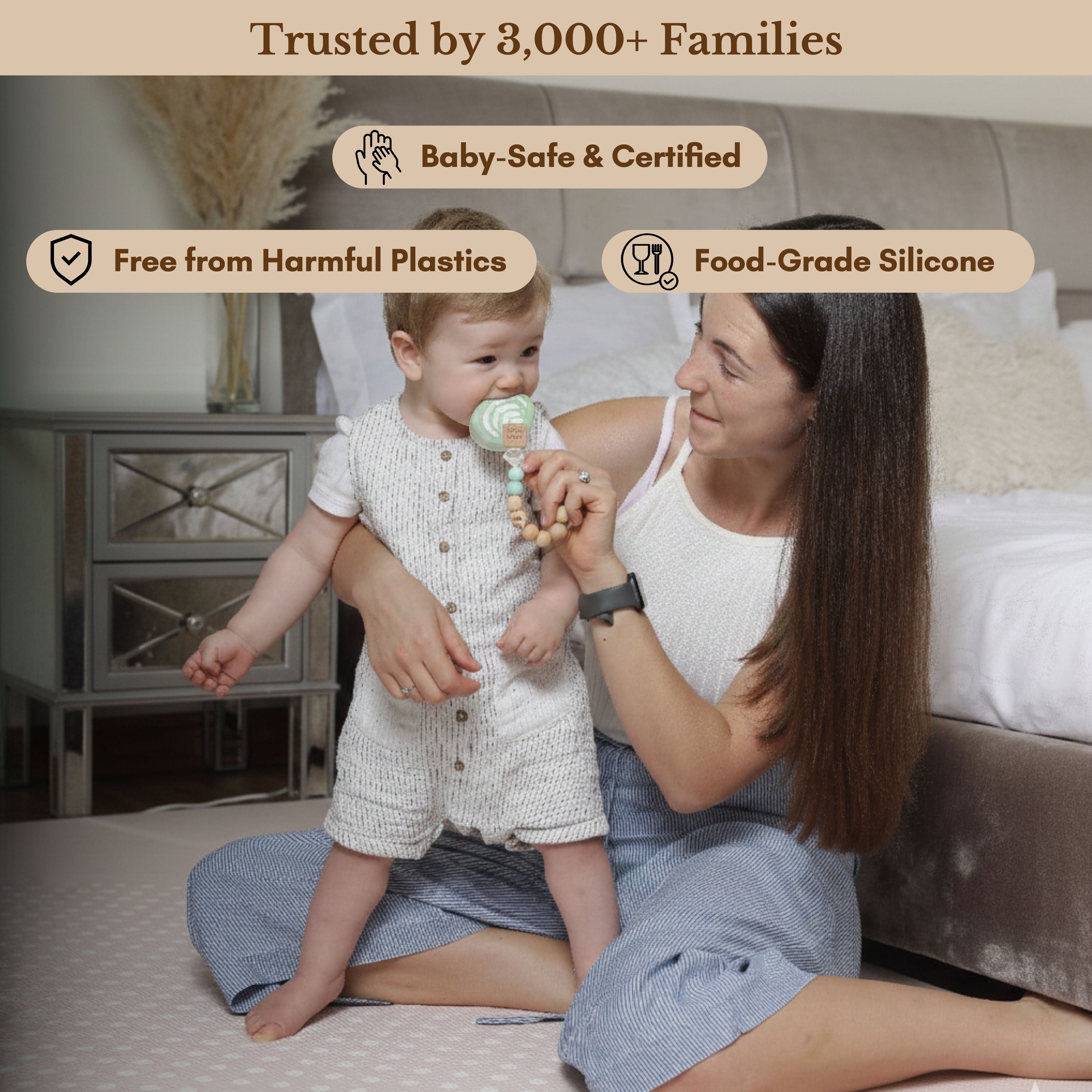 Milk It Baby, Love You So Matcha' Teether, MI-TML007