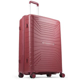 Carlton Carnival Plus 66cm Maroon 8 Wheel Hard Top Trolley, CARNIVALPLUS66MRN