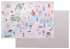 Milk It Baby London Play Mat, City Tour Collection 100% TPU Foam Non Toxic Reversible Mat, MI-LONDONPM