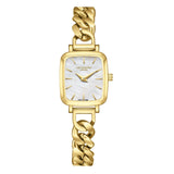 Lee Cooper Women's Watch Analog Mother of Pearl Dial with Gold Stainless Steel Band, LC08130.120
