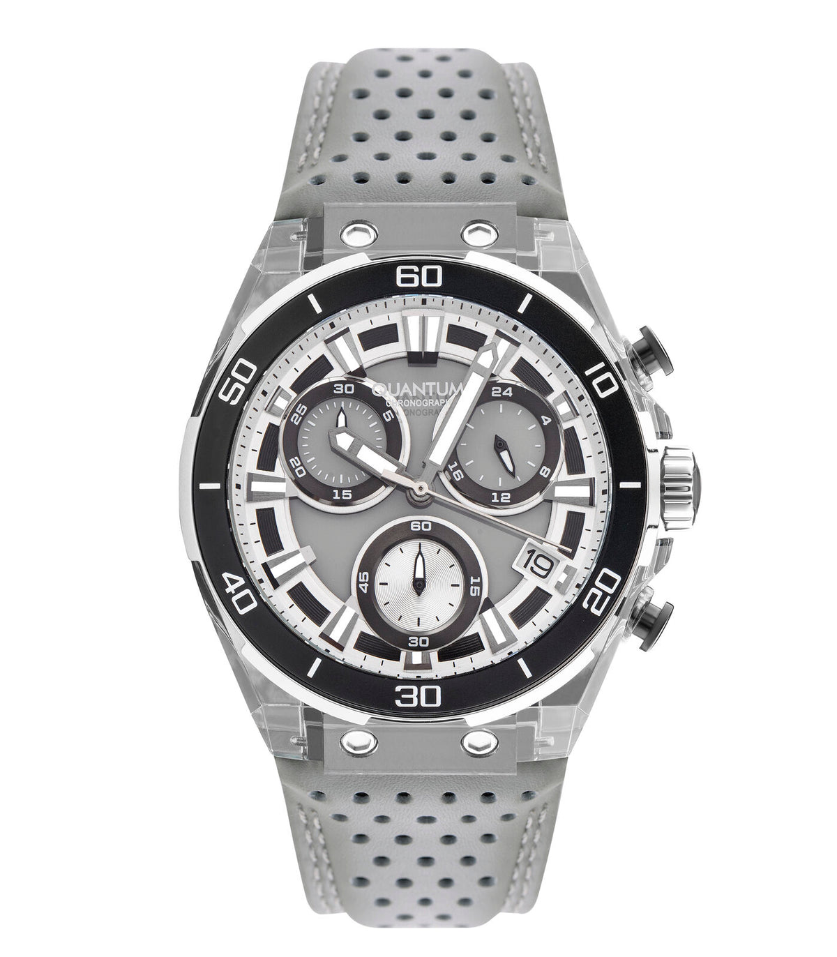 Quantum, Men's, Analog Watch, with Leather Band, QU-PWG1107.066