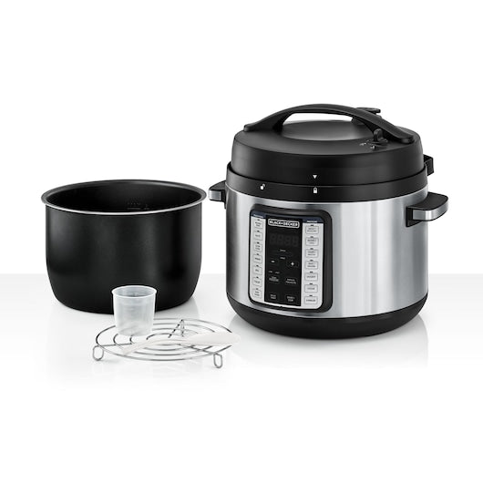 Black+Decker Electric Pressure Cooker 10L,Fast & Convenient Cooking PCP1010 Pressure Cooker BL-PCP1010