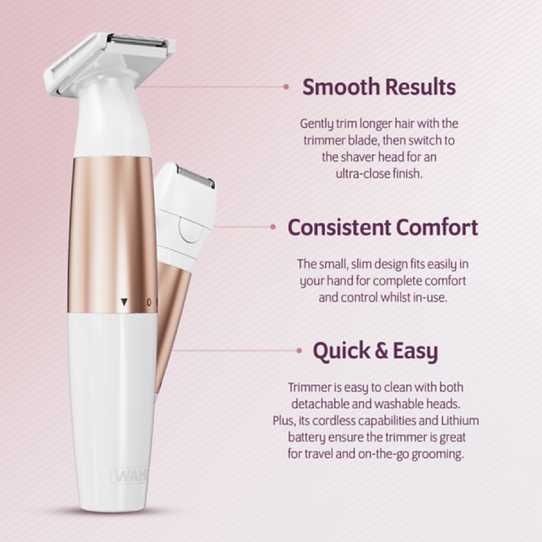 Wahl Trim & Shave Bikini Trimmer, 3028668 Wahl grooming product