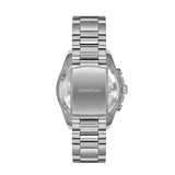Quantum Men's Chronograph Watch Analog Grey Dial with Silver Stainless Steel Band, PWG1128.350