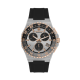 Quantum, Men's, Analog Watch, Black Dial, with Silicone Band, QU-PWG1147.531