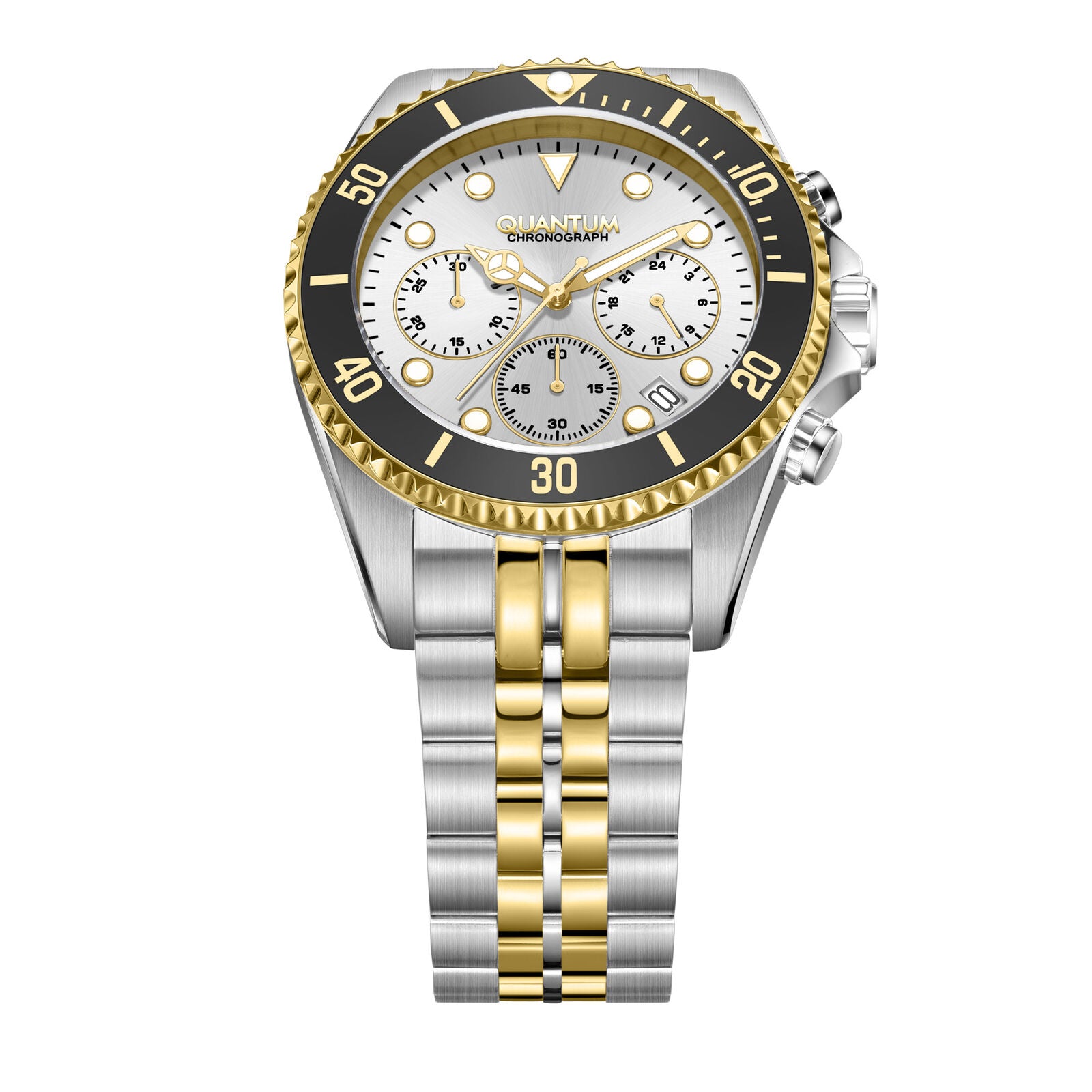 Quantum, Men's, Analog Watch, Silver Dial, with Stainless Steel Band, QU-PWG930.230