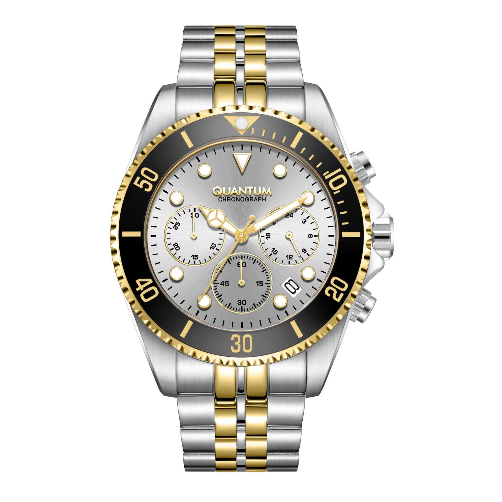 Quantum, Men's, Analog Watch, Silver Dial, with Stainless Steel Band, QU-PWG930.230