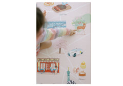 Milk It Baby Paris Play Mat, City Tour Collection 100% TPU Foam Reversible Mat, MI-PARISPM