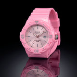 Casio Women's Watch Analog Pink Dial Pink Resin Strap, LRW-200H-4E4VDF
