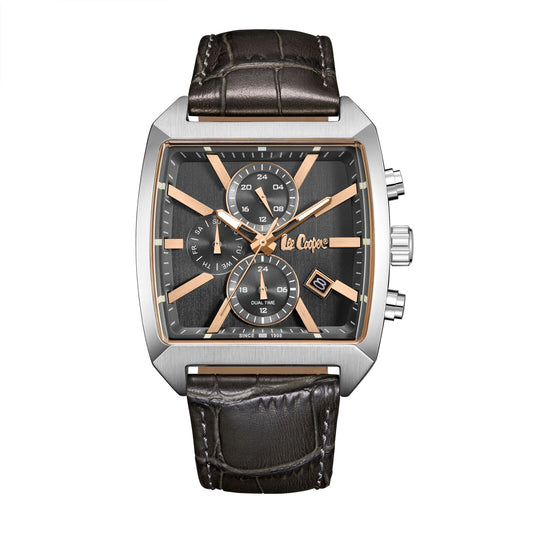 Lee Cooper, Men's, Analog Watch, Brown Dial, with Leather Band, LE-LC08180.594