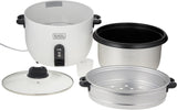 Black+Decker, 1100W, 2.8 L 11 Cup Rice Cooker, White, RC2850