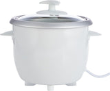 Black+Decker, 350W 0.6L, 2.5 Cup Rice Cooker, White, RC650