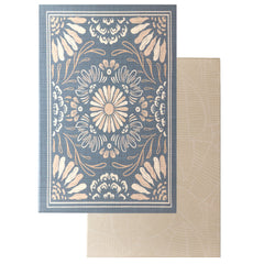 Milk It Baby Boho Azure And Modern Leaf Reversible Playmat, BOHOAZPM