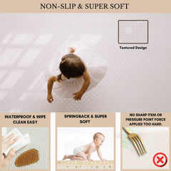 Milk It Baby Hong Kong Play Mat, City Tour Collection 100% TPU Foam Reversible Mat, MI-HONGKONGPM