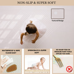 Milk It Baby Mumbai Play Mat, City Tour Collection 100% TPU Foam Non Toxic Reversible Mat, MI-MUMBAIPM