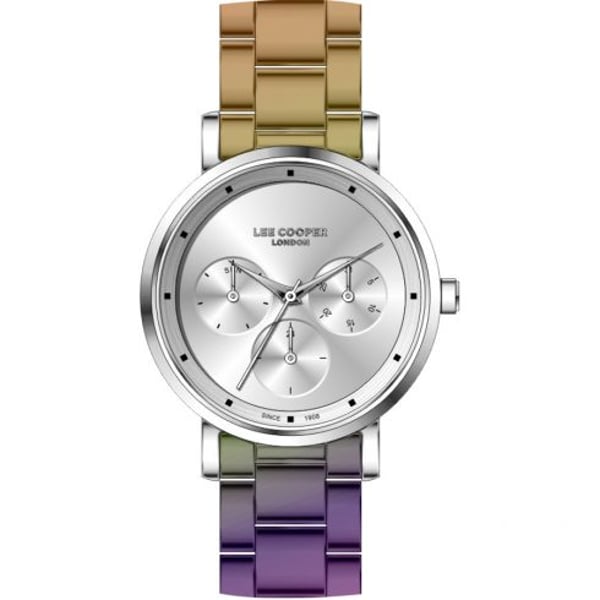 Lee Cooper Women's Watch Analog, Silver Dial  Stainless Steel Strap, LC07030.330 