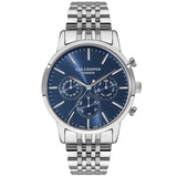 Lee Cooper Men's Watch Analog, Blue Dial, Stainless Steel Strap, LC07359.390 