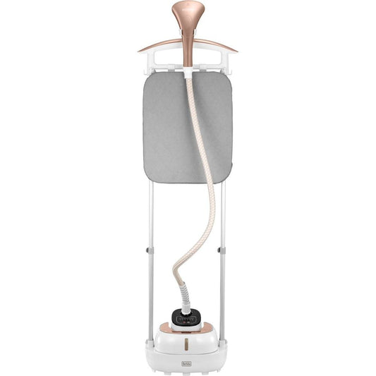 Black+Decker 2 Pole Digital Garment Steamer 2000W ,With Ironing Board, GSTD2075 Garment Steamer BL-GSTD2075