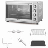 Zen 63 L Double Glass Toaster Oven with Convection & Rotisserie, ZTRO63SS