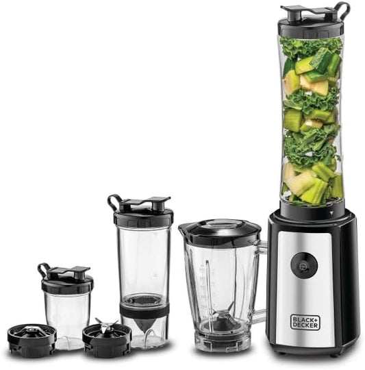 Black+Decker, 4 in 1 Sports Blender Set, SBX300BCG Blender BL-SBX300BCG