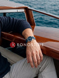Swiss Military Hanowa Men's Analog Watch Blue Dial with Blue Leather Strap, SMWGB2200106