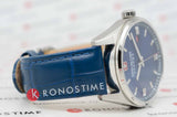 Swiss Military Hanowa Men's Analog Watch Blue Dial with Blue Leather Strap, SMWGB2200106