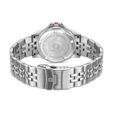 Swiss Military Hanowa Men's Analog Watch Blue Dial with Silver Stainless Steel Bracelet, SMWGH0006701