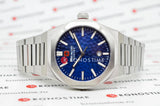 Swiss Military Hanowa Men's Analog Watch Blue Dial with Silver Stainless Steel Bracelet, SMWGH2101905